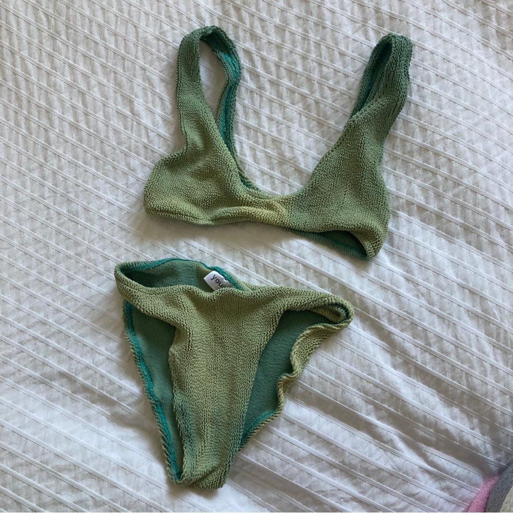 Youswim Eva Standard Bikini in Sage (BLEACHED! Read description!)